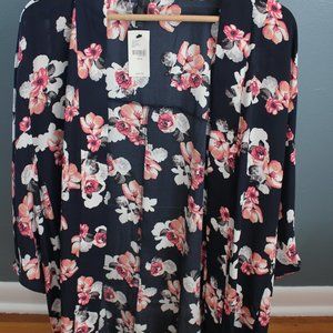 Lane Bryant Floral Kimono